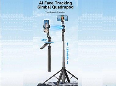 AI Face Tracking Selfie Stick